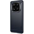 Защитный чехол MOFI Carbon Fiber для Xiaomi Redmi Note 14 Pro Plus - Blue (373209L)