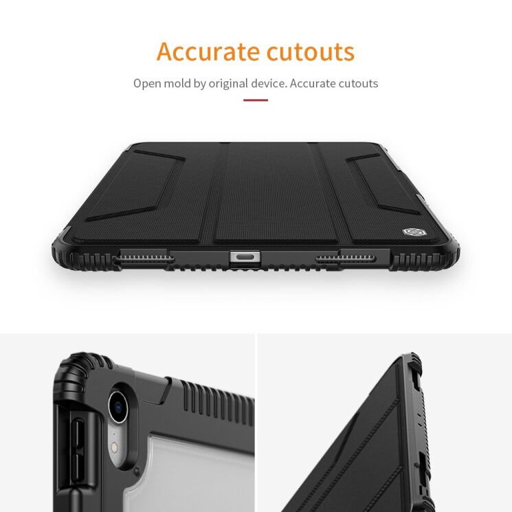 Защитный чехол NILLKIN Bumper Leather Case для iPad Pro 11 (2020/2021/2022) - Black: фото 14 из 18