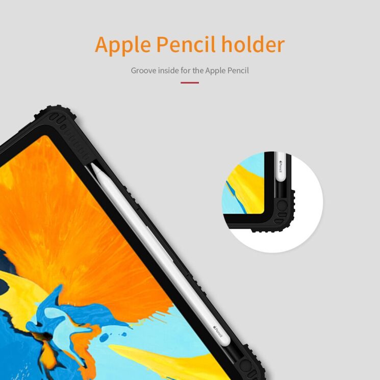 Защитный чехол NILLKIN Bumper Leather Case для iPad Pro 11 (2020/2021/2022) - Black: фото 13 из 18
