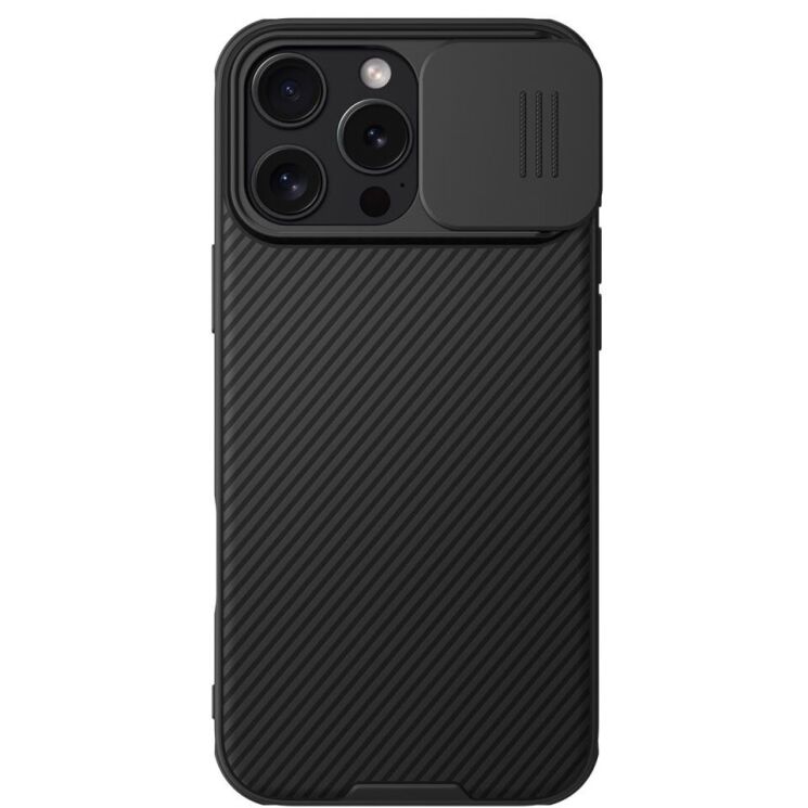 Защитный чехол NILLKIN CamShield Pro (with MagSafe Support) для Apple iPhone 16 Pro Max - Black: фото 1 из 19