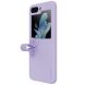 Защитный чехол NILLKIN Finger Strap Liquid Silicone Case для Samsung Galaxy Flip 5 - Purple (332453V). Фото 4 из 20
