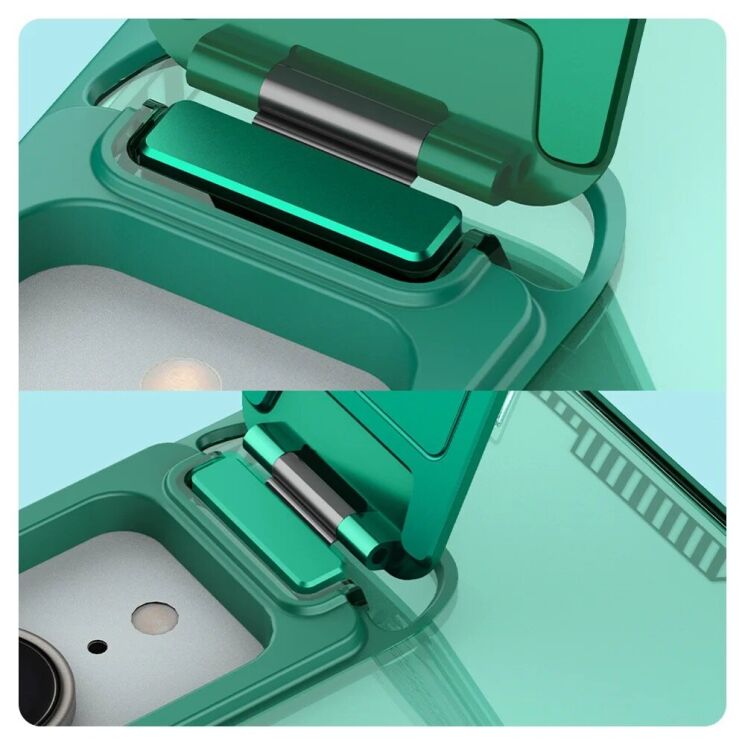 Защитный чехол NILLKIN Iceblade Prop для Apple iPhone 16e - Green: фото 14 из 17