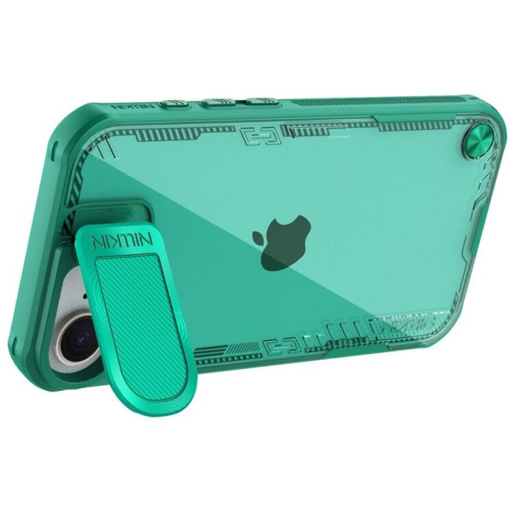 Защитный чехол NILLKIN Iceblade Prop для Apple iPhone 16e - Green: фото 4 из 17