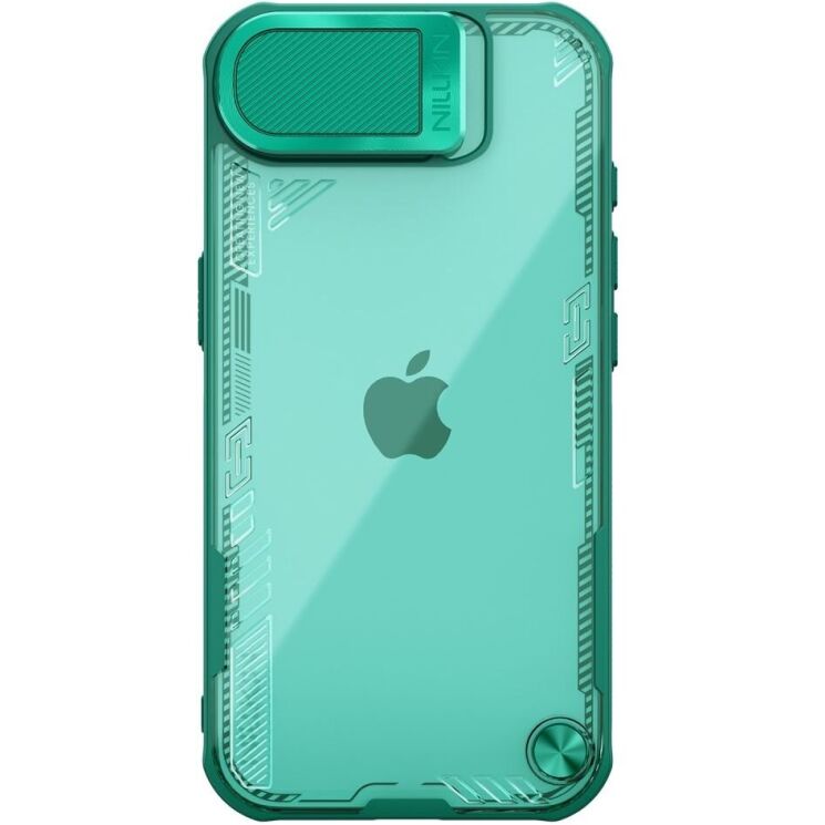 Защитный чехол NILLKIN Iceblade Prop для Apple iPhone 16e - Green: фото 1 из 17