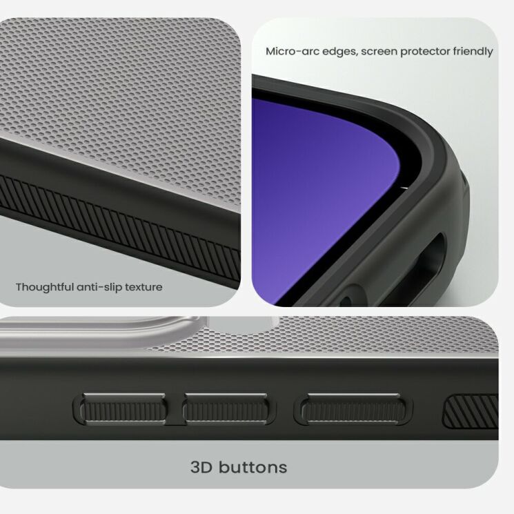 Защитный чехол NILLKIN Super Frosted Shield Pro для Xiaomi 17 Pro - Black (390709B) Защитный чехол NILLKIN Super Frosted Shield Pro для Xiaomi 17 Pro - Black: фото 13 из 14