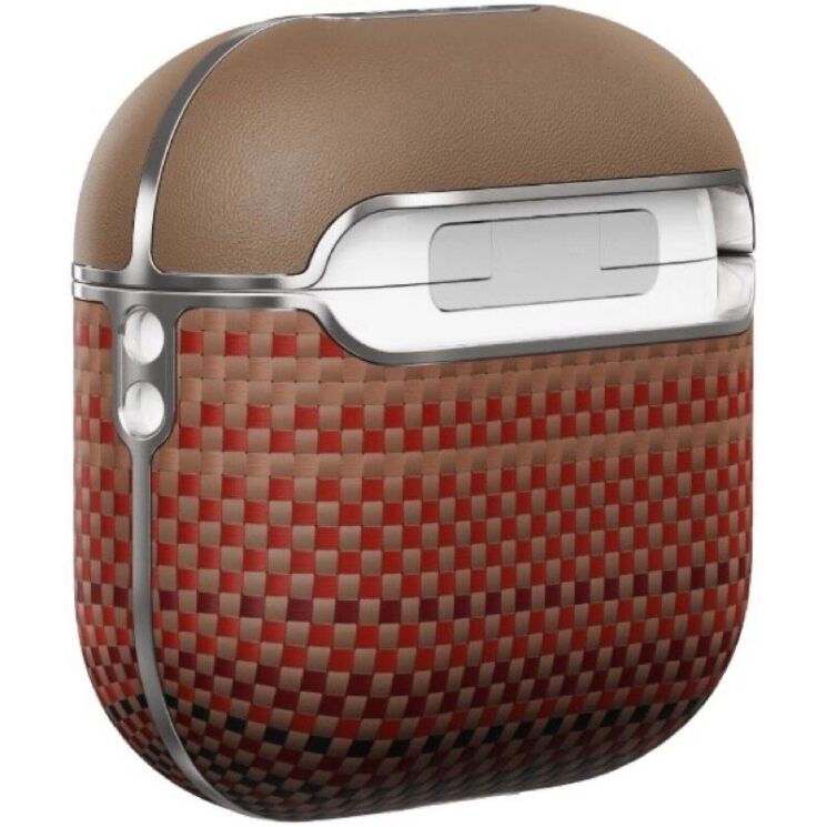 Захисний чохол Pitaka Aramid Fiber Case для Apple AirPods 4 (APM2405) - Sunset: фото 3 з 9