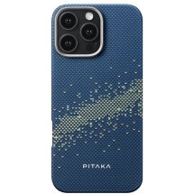 Защитный чехол Pitaka Tactile Woven Case StarPeak для Apple iPhone 16 Pro KI1601PMYG - Milky Way Galaxy: фото 1 из 11