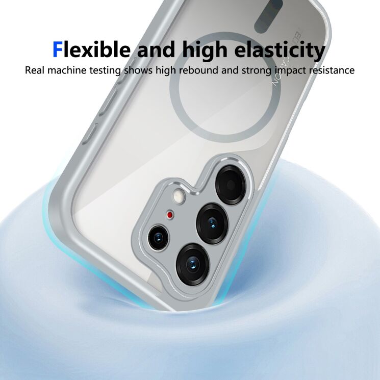 Защитный чехол Reframe Clear Bound with MagSafe для TECNO Camon 50 Pro - Black (409608B) Защитный чехол Reframe Clear Bound with MagSafe для TECNO Camon 50 Pro - Black: фото 5 из 5