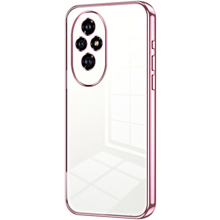 Захисний чохол Reframe Electroplating Frame для Honor 200 - Pink: фото 1 з 10