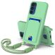 Защитный чехол Reframe Silicone Holder для Samsung Galaxy A35 (A356) - Green (354813G). Фото 1 из 7