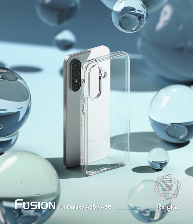Защитный чехол Ringke Fusion для Samsung Galaxy A36 (A366) / A56 (A566) 8800293852063 - Clear: фото 2 из 11