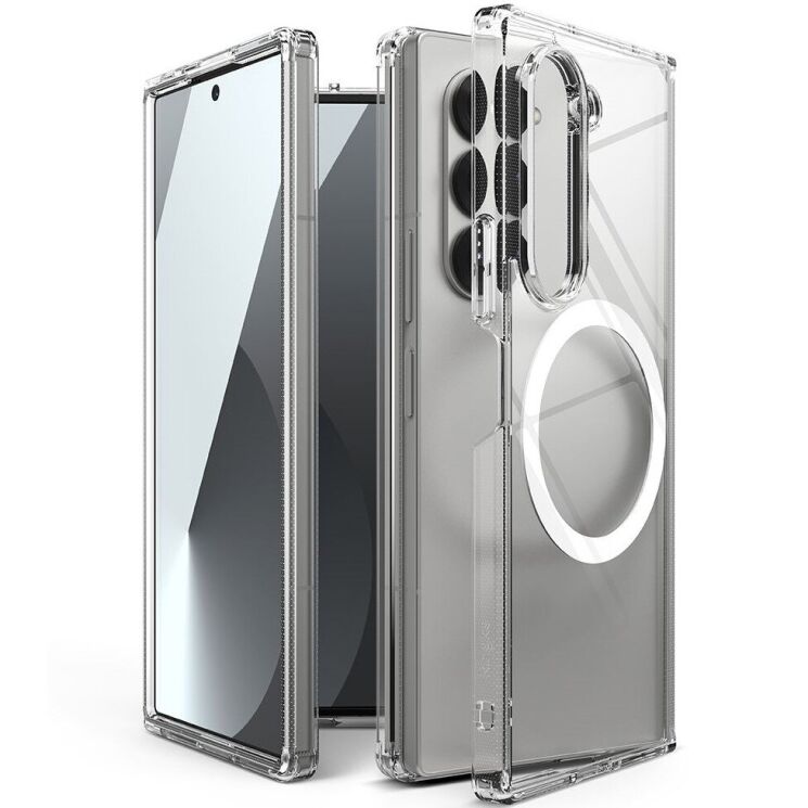 Защитный чехол Ringke Fusion Magnetic (FF) для Samsung Galaxy Fold 6 (8809961786969) - Clear: фото 4 из 23