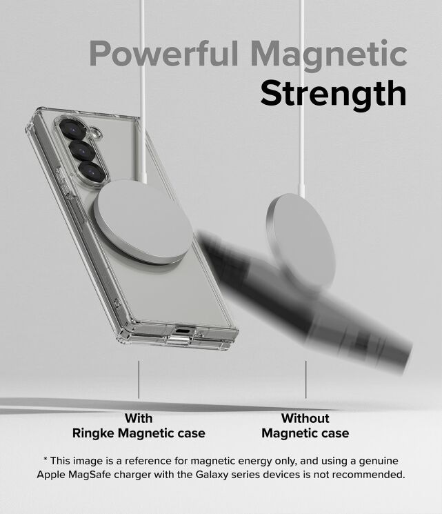 Защитный чехол Ringke Fusion Magnetic (FF) для Samsung Galaxy Fold 6 (8809961786969) - Clear: фото 10 из 23