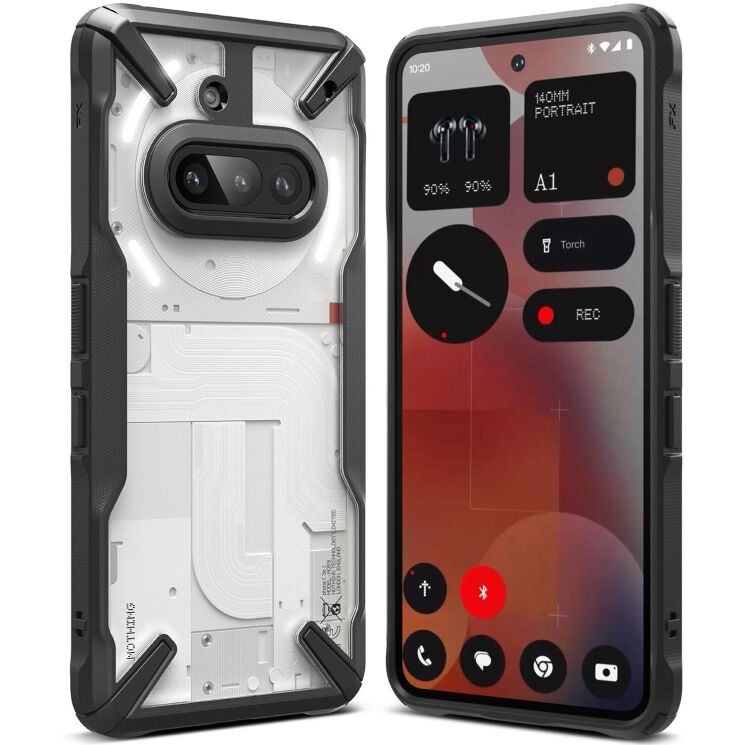Защитный чехол RINGKE Fusion X для Nothing Phone (3a) 8800293853541 - Black: фото 1 из 11