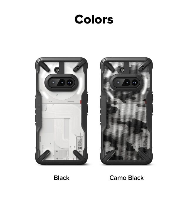 Защитный чехол RINGKE Fusion X для Nothing Phone (3a) 8800293853541 - Black: фото 10 из 11