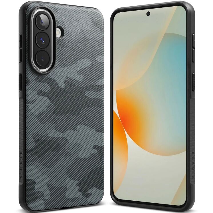 Захисний чохол Ringke Onyx для Samsung Galaxy A57 (A576) 8800328818163 - Camo Black: фото 1 з 14