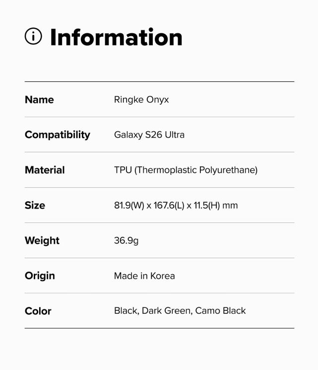 Защитный чехол Ringke Onyx для Samsung Galaxy S26 Ultra (S948) 8800328815933 - Dark Green: фото 14 из 14