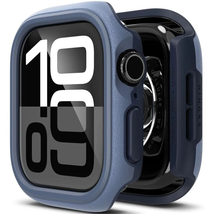 Захисний чохол Ringke Onyx (FW) для Apple Watch 10 / 11 46 mm (8800274969681) - Navy (364540N) Захисний чохол Ringke Onyx (FW) для Apple Watch 10 / 11 46 mm (8800274969681) - Navy: фото 1 з 16