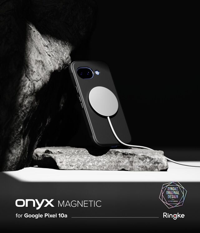 Защитный чехол Ringke Onyx Magnetic (FP) для Google Pixel 10a (8800328818415) - Black: фото 2 из 15