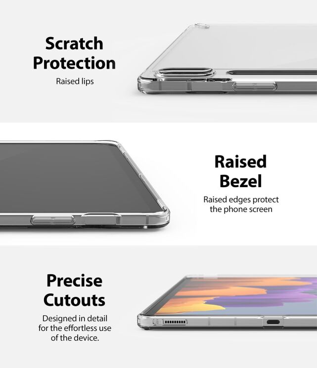 Защитный чехол Ringke T Fusion для Samsung Galaxy Tab S7 (T870/875) / S8 (X700/706) 8809758101616 - Clear (250136C) Защитный чехол Ringke T Fusion для Samsung Galaxy Tab S7 (T870/875) / S8 (X700/706) 8809758101616 - Clear: фото 7 из 9