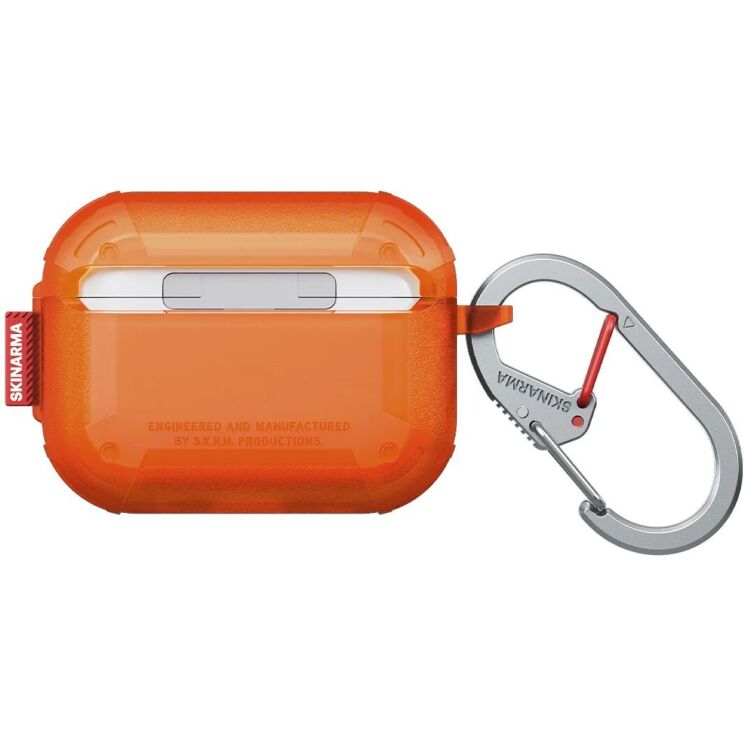 Защитный чехол SKINARMA MECHA LE для AirPods Pro 3 (SK-APP3MECLE-FORG) - Orange: фото 3 из 6