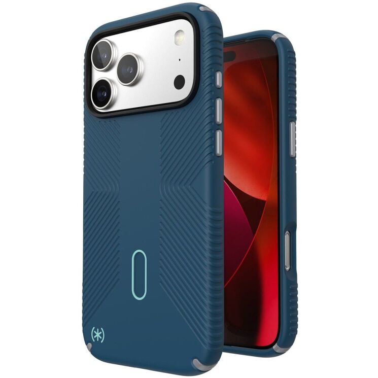 Защитный чехол Speck Presidio2 Grip MagSafe для iPhone 17 Pro Max (150986-3261) - Dark Blue: фото 1 из 9