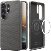 Захисний чохол Spigen Liquid Air (MagFit) для Samsung Galaxy S26 Ultra (S948) ACS10675 - Marble Grey: фото 1 з 16