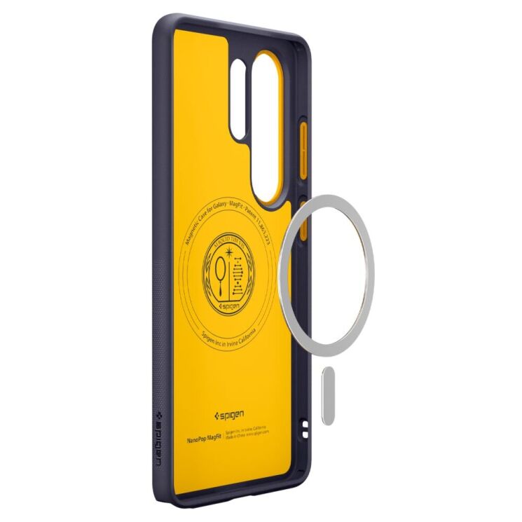 Защитный чехол Spigen Nano Pop (MagFit) для Samsung Galaxy S26 Ultra (S948) ACS11037 - Blueberry Navy: фото 4 из 14