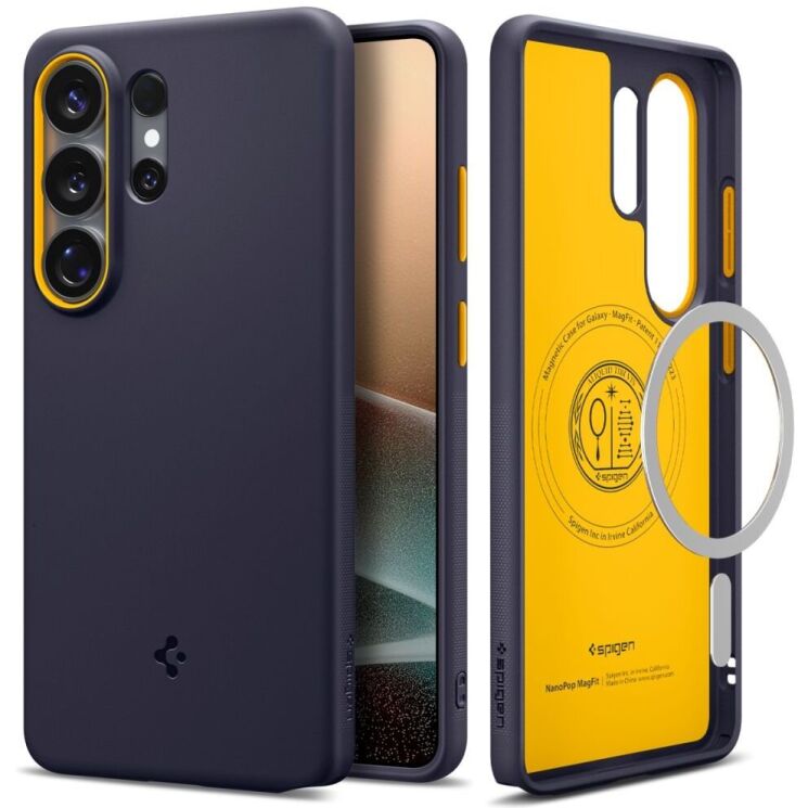 Защитный чехол Spigen Nano Pop (MagFit) для Samsung Galaxy S26 Ultra (S948) ACS11037 - Blueberry Navy: фото 2 из 14