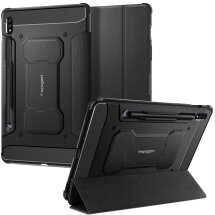 Защитный чехол Spigen (SGP) Core Armor Pro для Samsung Galaxy Tab S9 (X710/716) / Tab S10 FE (X520/526) ACS09387 - Black: фото 1 из 13
