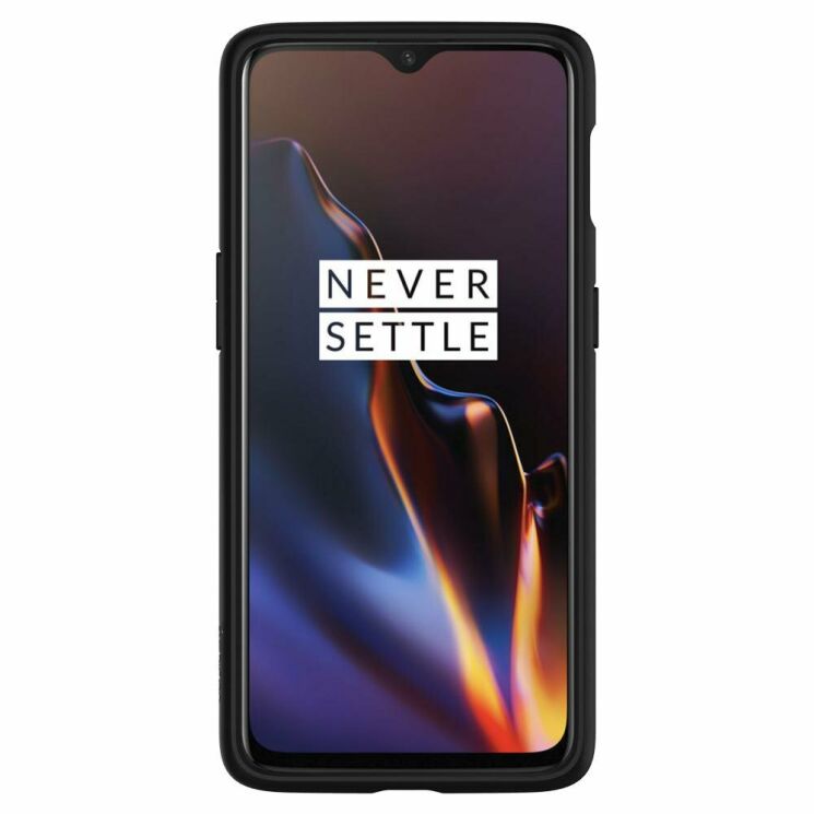 Защитный чехол Spigen (SGP) Liquid Air для OnePlus 6T - Black: фото 4 из 8