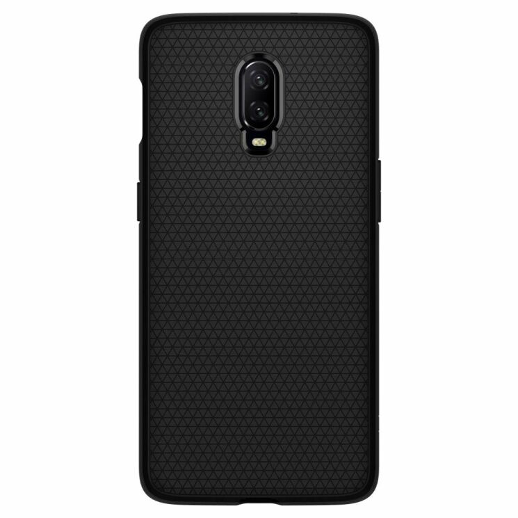 Защитный чехол Spigen (SGP) Liquid Air для OnePlus 6T - Black: фото 6 из 8