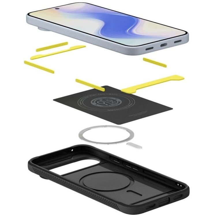 Захисний чохол Spigen (SGP) Rugged Armor (MagFit) для Google Pixel 10 / 10 Pro (ACS09698) - Black: фото 8 з 17