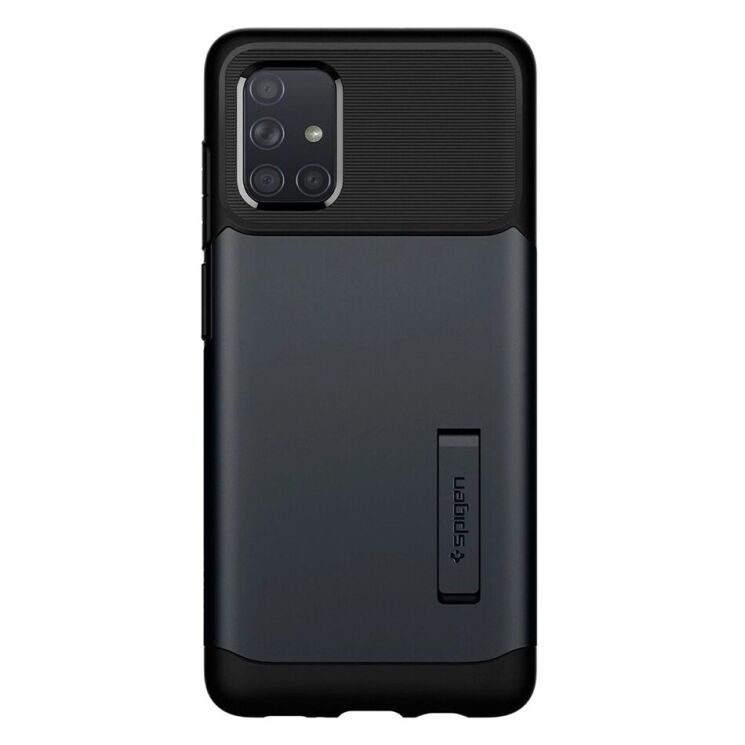 Захисний чохол Spigen (SGP) Slim Armor для Samsung Galaxy A71 (A715) - Metal Slate: фото 2 з 7