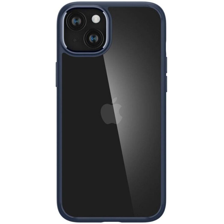 Защитный чехол Spigen (SGP) Ultra Hybrid для Apple iPhone 15 Plus - Navy Blue: фото 5 из 14