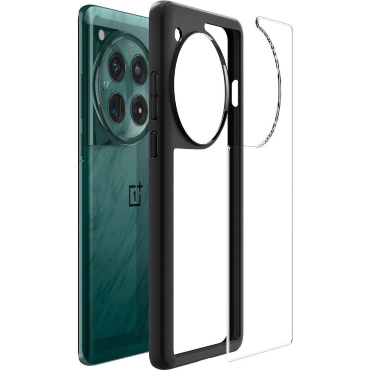 Захисний чохол Spigen (SGP) Ultra Hybrid для OnePlus 12 (ACS07378) - Matte Black: фото 5 з 13