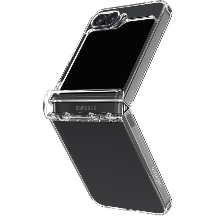 Захисний чохол Spigen (SGP) Ultra Hybrid Pro (FF) для Samsung Galaxy Flip 6 - Crystal Clear: фото 3 з 18