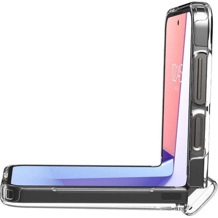 Захисний чохол Spigen (SGP) Ultra Hybrid Pro (FF) для Samsung Galaxy Flip 6 - Crystal Clear: фото 8 з 18