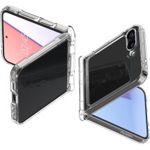 Защитный чехол Spigen (SGP) Ultra Hybrid Pro (FF) для Samsung Galaxy Flip 6 - Crystal Clear: фото 1 из 18