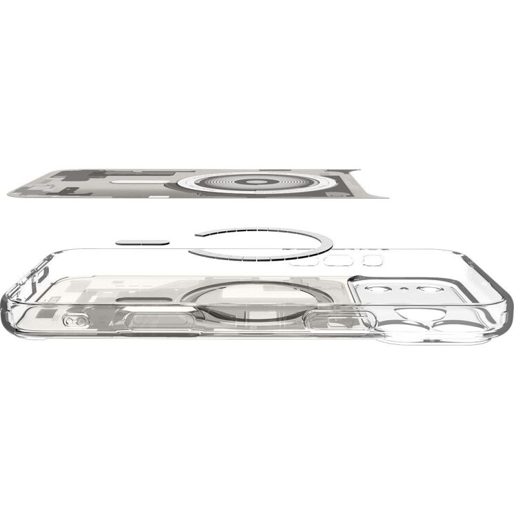 Захисний чохол Spigen Ultra Hybrid Zero One (MagFit) для iPhone 17 Pro (ACS10352) - Natural Titanium: фото 7 з 13