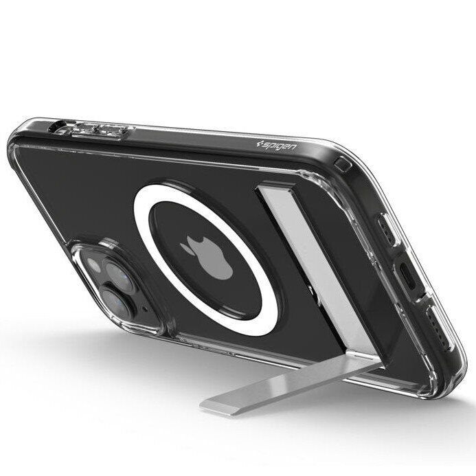 Захисний чохол Spigen Slim Armor Essential S (MagFit) для iPhone 15 (ACS06487) - Crystal Clear: фото 3 з 4