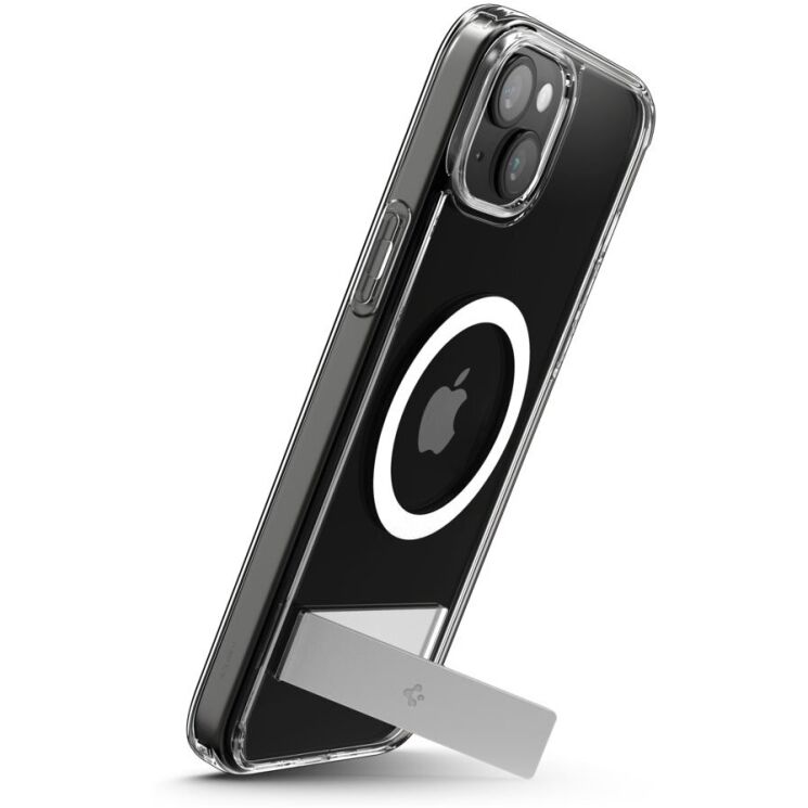 Захисний чохол Spigen Slim Armor Essential S (MagFit) для iPhone 15 (ACS06487) - Crystal Clear: фото 4 з 4