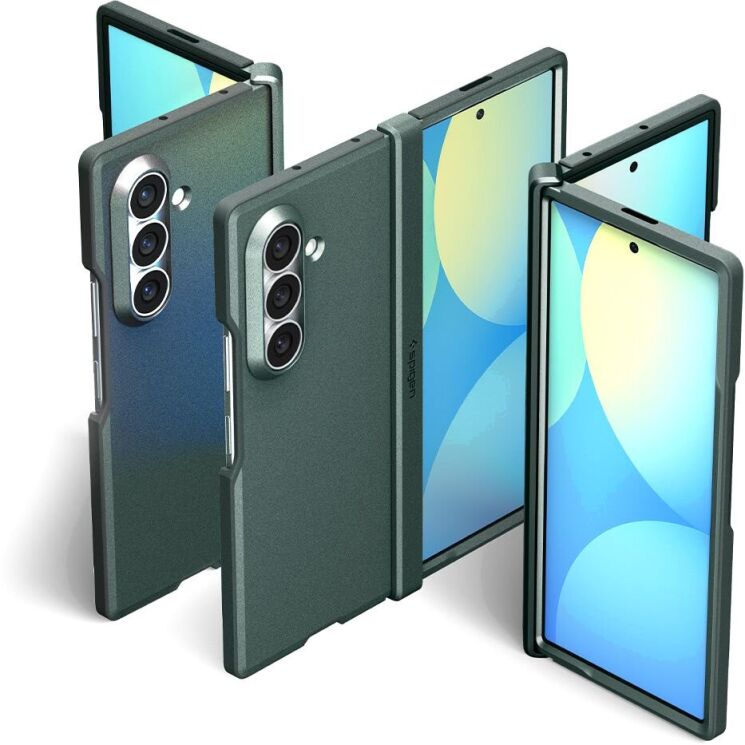 Защитный чехол Spigen Tough Armor Pro (MagFit) для Samsung Galaxy Fold 8 Ultra (ACS11851) - Abyss Green (424079G) Защитный чехол Spigen Tough Armor Pro (MagFit) для Samsung Galaxy Fold 8 Ultra (ACS11851) - Abyss Green: фото 5 из 15
