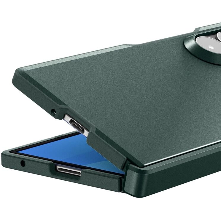 Защитный чехол Spigen Tough Armor Pro (MagFit) для Samsung Galaxy Fold 8 Ultra (ACS11851) - Abyss Green (424079G) Защитный чехол Spigen Tough Armor Pro (MagFit) для Samsung Galaxy Fold 8 Ultra (ACS11851) - Abyss Green: фото 8 из 15
