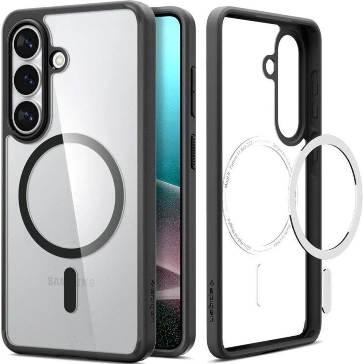 Защитный чехол Spigen Ultra Hybrid (MagFit) для Samsung Galaxy S26 Plus (S947) ACS10710 - Matte Black: фото 2 из 14