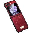 Защитный чехол SULADA Dazzling Glittery (FF) для Samsung Galaxy Flip 6 - Red (357508R)