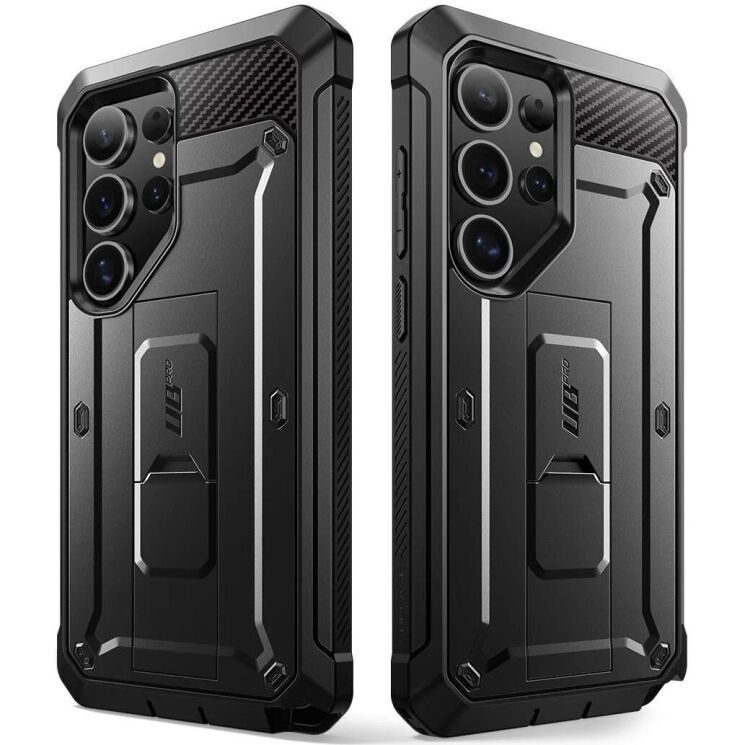 Защитный чехол Supcase Unicorn Beetle Pro Rugged Case 2 Set для Samsung Galaxy S25 Ultra (S938) 843439156562 - Black: фото 3 из 12