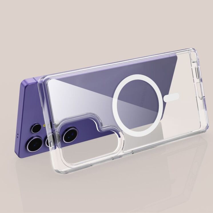 Защитный чехол Tech-Protect FlexAir Hybrid MagSafe для Samsung Galaxy S25 Ultra (S938) 5906302322367 - Clear: фото 5 из 6
