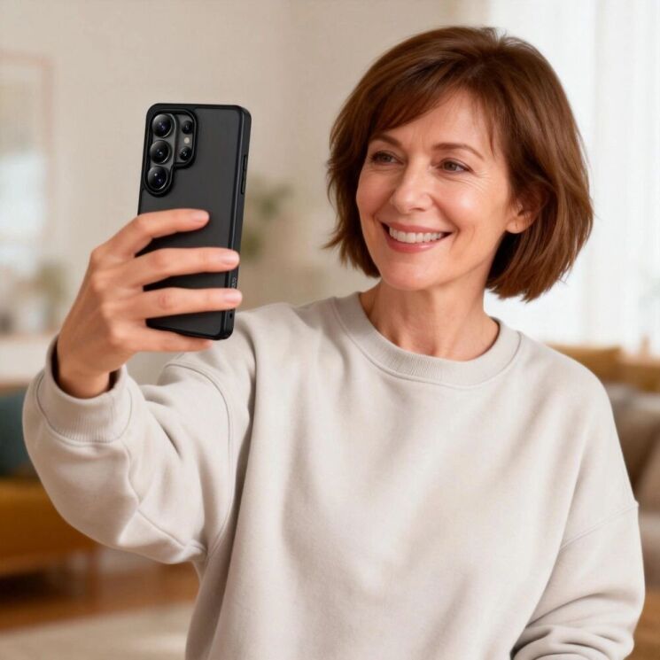 Защитный чехол Tech-Protect Magmat MagSafe для Samsung Galaxy S26 Ultra (S948) - Matte Black: фото 6 из 8