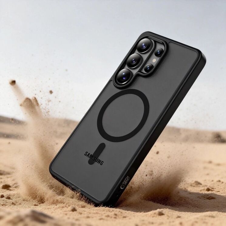 Защитный чехол Tech-Protect Magmat MagSafe для Samsung Galaxy S26 Ultra (S948) - Matte Black: фото 4 из 8